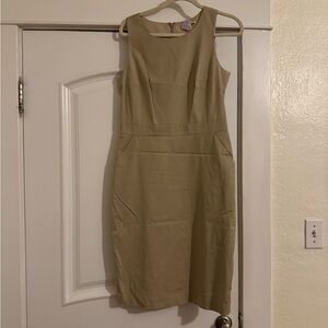Banana Republic Classic Beige Midi suit Dress